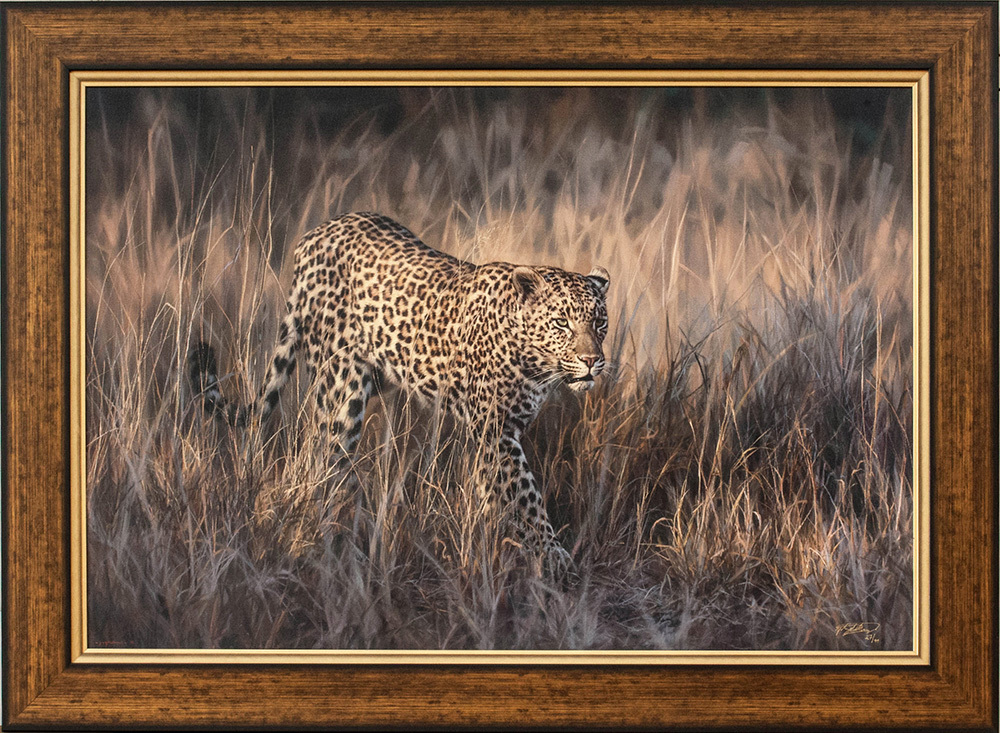 Jaco van Schalkwyk - 
LORD OF THE SAVANNAH - GICLEE - 33 X 48