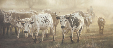 Jaco van Schalkwyk - HOMEWARD BOUND: TWO - OIL ON CANVAS - 18 X 40