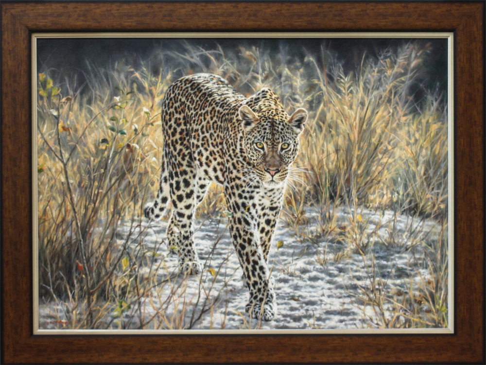 Jaco van Schalkwyk - TAVANGUMI: SABI SANDS - OIL ON BELGIAN LINEN - 35 3/4 X 49 3/4