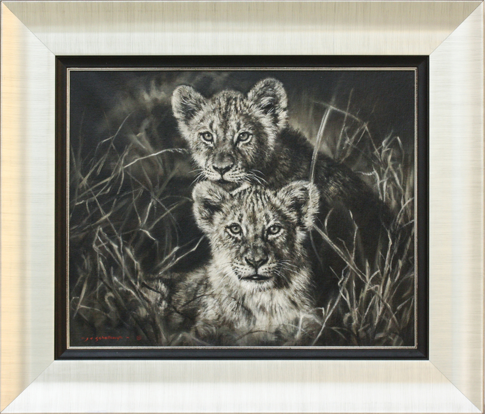 Jaco van Schalkwyk - YOUNG ALLIES - OIL ON BELGIAN LINEN - 15 3/4 X 19 1/2