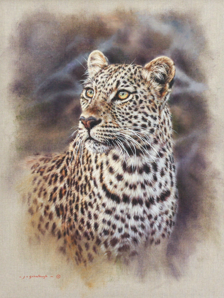 Jaco van Schalkwyk - POWER POSE - OIL ON BELGIAN LINEN - 18 X 16