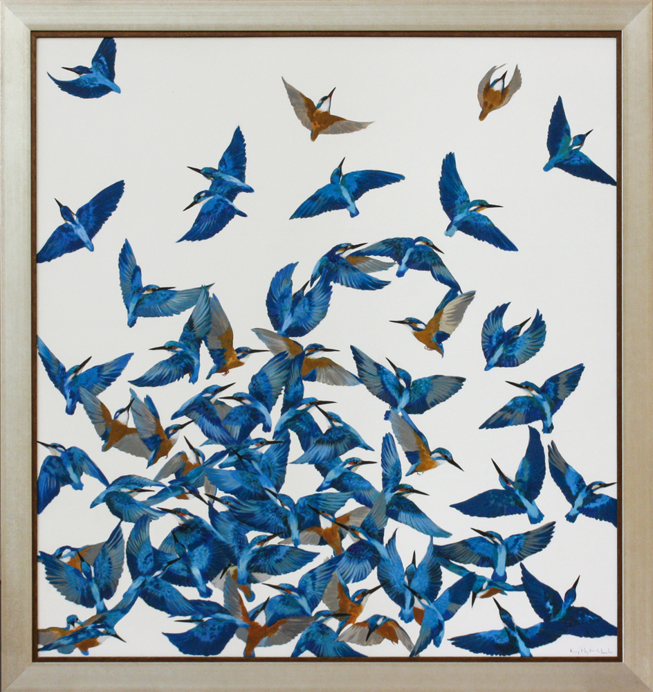 Kirsty May Hall - KINGFISHERS - GICLEE - 59 X 54