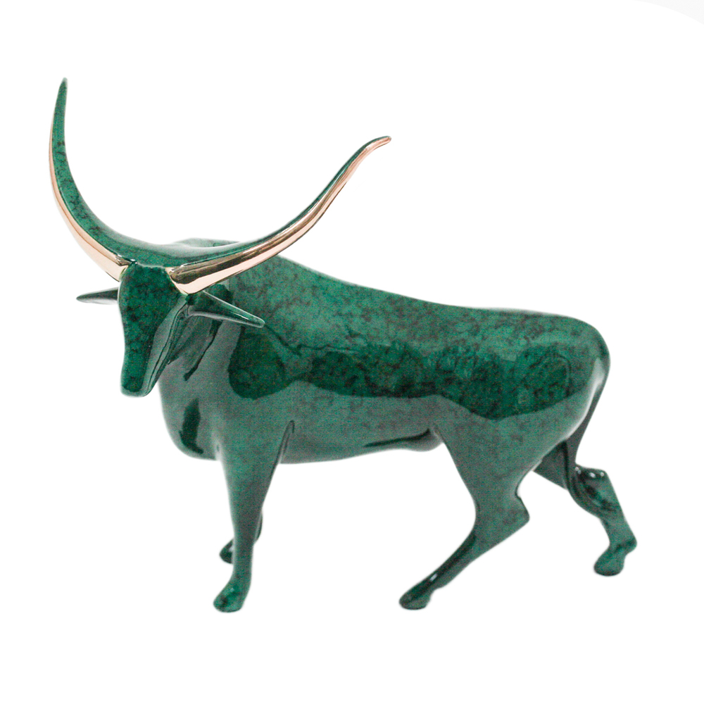 Loet Vanderveen - BULL (115) - BRONZE - 9 X 8.5 - Free Shipping Anywhere In The USA!
<br>
<br>These sculptures are bronze limited editions.
<br>
<br><a href="/[sculpture]/[available]-[patina]-[swatches]/">More than 30 patinas are available</a>. Available patinas are indicated as IN STOCK. Loet Vanderveen limited editions are always in strong demand and our stocked inventory sells quickly. Special orders are not being taken at this time.
<br>
<br>Allow a few weeks for your sculptures to arrive as each one is thoroughly prepared and packed in our warehouse. This includes fully customized crating and boxing for each piece. Your patience is appreciated during this process as we strive to ensure that your new artwork safely arrives.