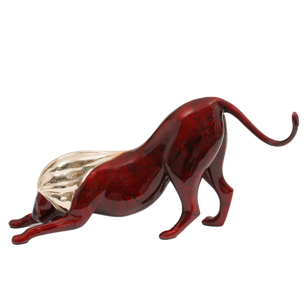 Loet Vanderveen - LION, LEO (127) - BRONZE - 115 X 5 X 7 - Free Shipping Anywhere In The USA!
<br>
<br>These sculptures are bronze limited editions.
<br>
<br><a href="/[sculpture]/[available]-[patina]-[swatches]/">More than 30 patinas are available</a>. Available patinas are indicated as IN STOCK. Loet Vanderveen limited editions are always in strong demand and our stocked inventory sells quickly. Special orders are not being taken at this time.
<br>
<br>Allow a few weeks for your sculptures to arrive as each one is thoroughly prepared and packed in our warehouse. This includes fully customized crating and boxing for each piece. Your patience is appreciated during this process as we strive to ensure that your new artwork safely arrives.