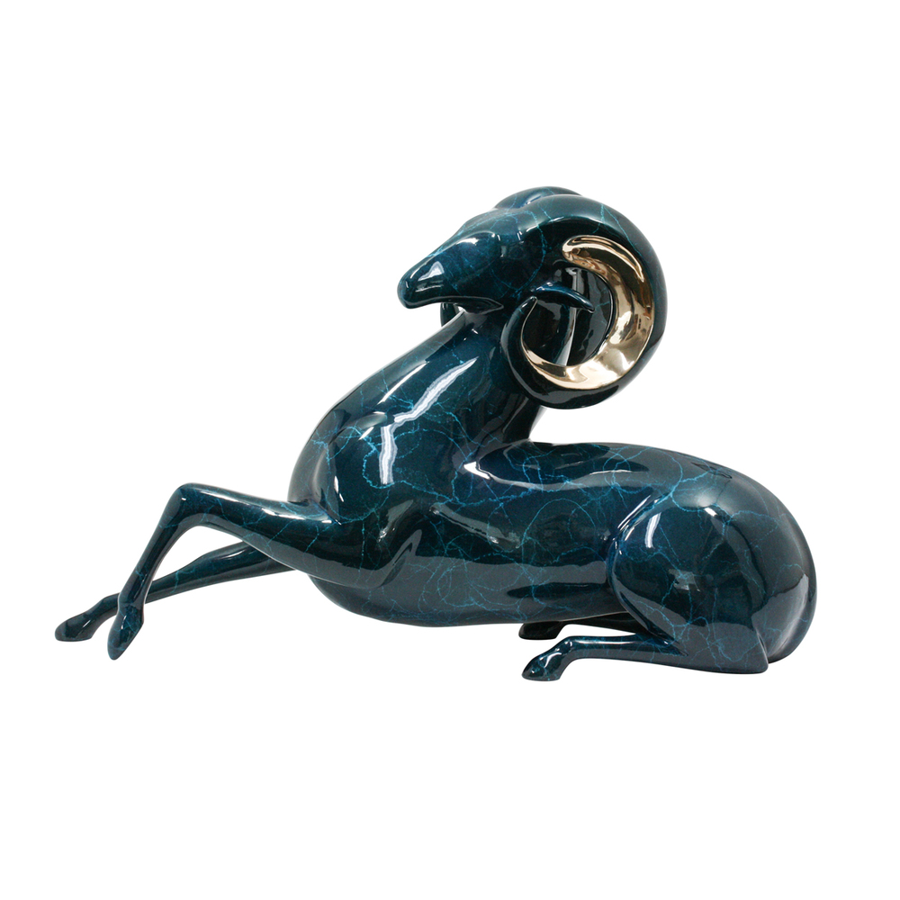 Loet Vanderveen - BIGHORN (139) - BRONZE - 21 X 7 X 14 - These sculptures are bronze limited editions.
<br>
<br><a href="/[sculpture]/[available]-[patina]-[swatches]/">More than 30 patinas are available</a>. Available patinas are indicated as IN STOCK. Loet Vanderveen limited editions are always in strong demand and our stocked inventory sells quickly. Special orders are not being taken at this time.
<br>
<br>Allow a few weeks for your sculptures to arrive as each one is thoroughly prepared and packed in our warehouse. This includes fully customized crating and boxing for each piece. Your patience is appreciated during this process as we strive to ensure that your new artwork safely arrives.
<br>
<br>Shipping and Handling TBD