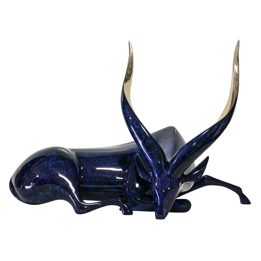 Loet Vanderveen - BONGO (143) - BRONZE - 27 X 14 X 19 - These sculptures are bronze limited editions.
<br>
<br><a href="/[sculpture]/[available]-[patina]-[swatches]/">More than 30 patinas are available</a>. Available patinas are indicated as IN STOCK. Loet Vanderveen limited editions are always in strong demand and our stocked inventory sells quickly. Special orders are not being taken at this time.
<br>
<br>Allow a few weeks for your sculptures to arrive as each one is thoroughly prepared and packed in our warehouse. This includes fully customized crating and boxing for each piece. Your patience is appreciated during this process as we strive to ensure that your new artwork safely arrives.
<br>
<br>Shipping and Handling TBD