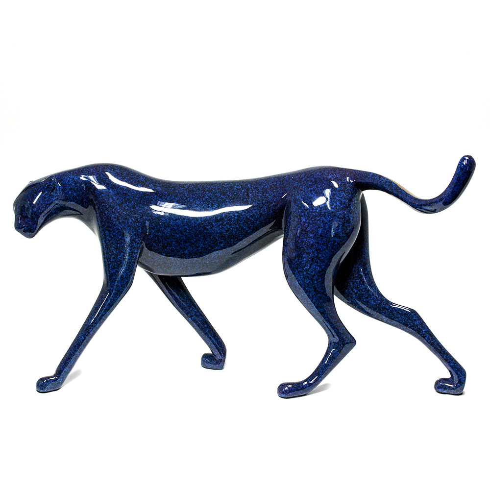 Loet Vanderveen - CHEETAH (147J) - BRONZE - 11 X 5 X 6.5 - These sculptures are bronze limited editions.
<br>
<br><a href="/[sculpture]/[available]-[patina]-[swatches]/">More than 30 patinas are available</a>. Available patinas are indicated as IN STOCK. Loet Vanderveen limited editions are always in strong demand and our stocked inventory sells quickly. Special orders are not being taken at this time.
<br>
<br>Allow a few weeks for your sculptures to arrive as each one is thoroughly prepared and packed in our warehouse. This includes fully customized crating and boxing for each piece. Your patience is appreciated during this process as we strive to ensure that your new artwork safely arrives.
<br>
<br>Shipping and Handling TBD
