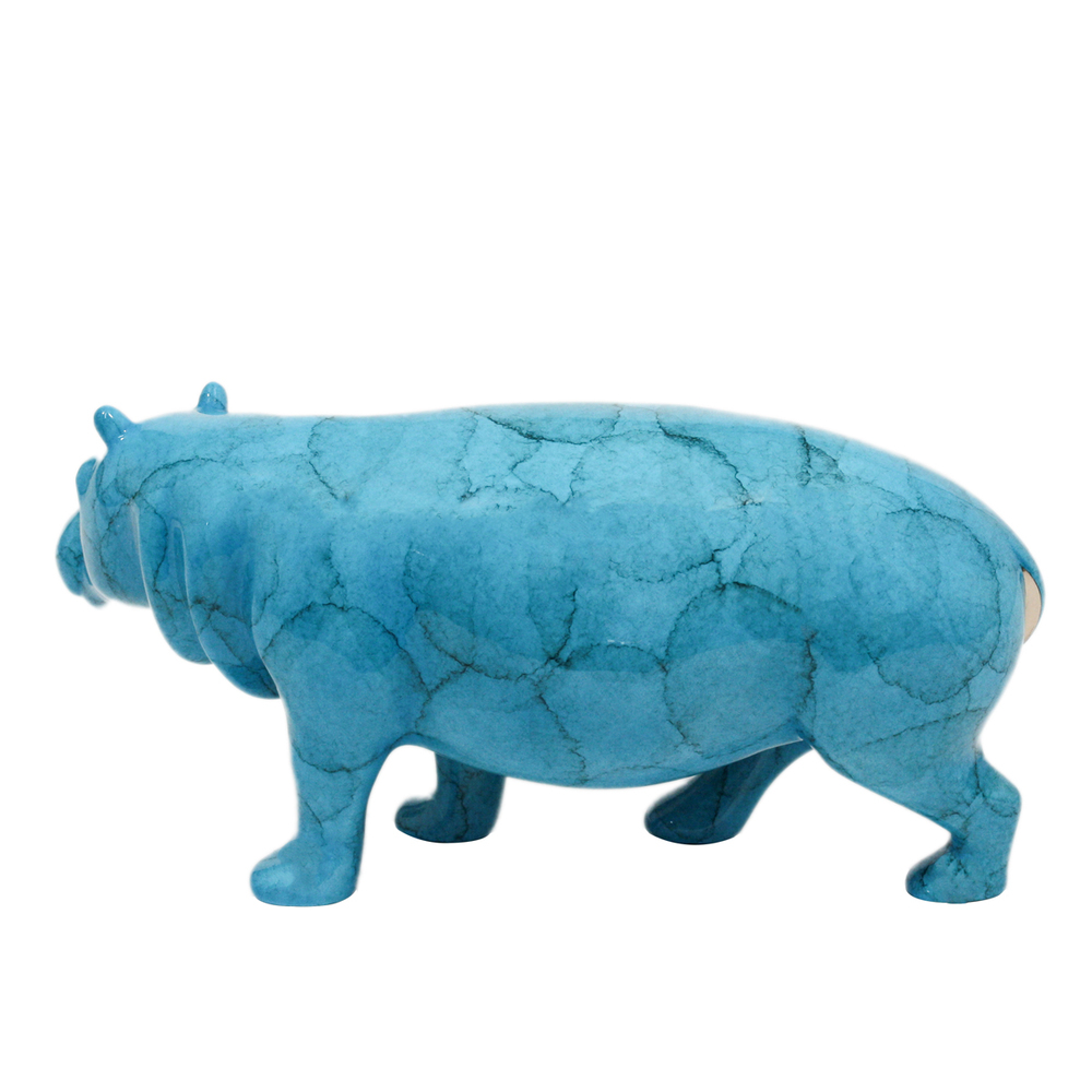 Loet Vanderveen - HIPPO (163) - BRONZE - 10 X 4 X 5.5 - These sculptures are bronze limited editions.
<br>
<br><a href="/[sculpture]/[available]-[patina]-[swatches]/">More than 30 patinas are available</a>. Available patinas are indicated as IN STOCK. Loet Vanderveen limited editions are always in strong demand and our stocked inventory sells quickly. Special orders are not being taken at this time.
<br>
<br>Allow a few weeks for your sculptures to arrive as each one is thoroughly prepared and packed in our warehouse. This includes fully customized crating and boxing for each piece. Your patience is appreciated during this process as we strive to ensure that your new artwork safely arrives.
<br>
<br>Shipping and Handling TBD