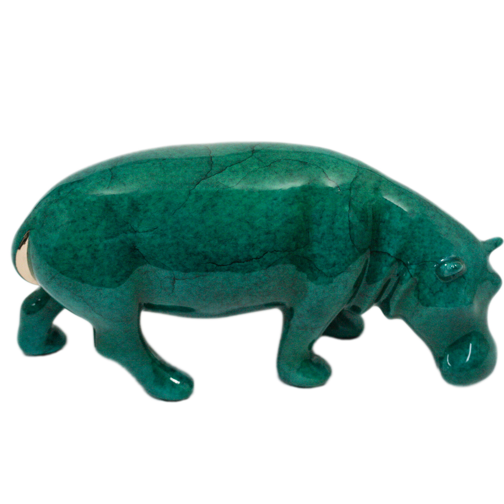 Loet Vanderveen - HIPPO, SMALL (166) - BRONZE - 7.5 X 3.75 - These sculptures are bronze limited editions.
<br>
<br><a href="/[sculpture]/[available]-[patina]-[swatches]/">More than 30 patinas are available</a>. Available patinas are indicated as IN STOCK. Loet Vanderveen limited editions are always in strong demand and our stocked inventory sells quickly. Special orders are not being taken at this time.
<br>
<br>Allow a few weeks for your sculptures to arrive as each one is thoroughly prepared and packed in our warehouse. This includes fully customized crating and boxing for each piece. Your patience is appreciated during this process as we strive to ensure that your new artwork safely arrives.
<br>
<br>Shipping and Handling TBD