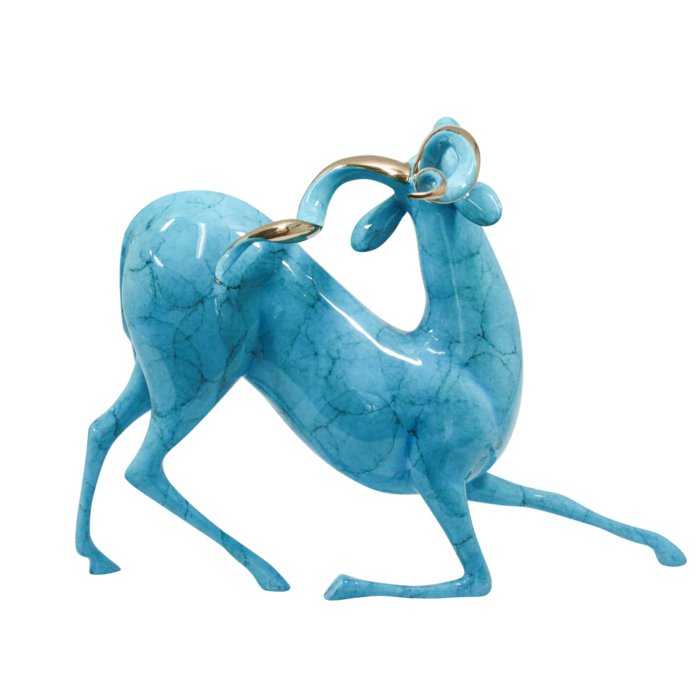 Loet Vanderveen - KUDU (170) - BRONZE - 15 X 11.5 - These sculptures are bronze limited editions.
<br>
<br><a href="/[sculpture]/[available]-[patina]-[swatches]/">More than 30 patinas are available</a>. Available patinas are indicated as IN STOCK. Loet Vanderveen limited editions are always in strong demand and our stocked inventory sells quickly. Special orders are not being taken at this time.
<br>
<br>Allow a few weeks for your sculptures to arrive as each one is thoroughly prepared and packed in our warehouse. This includes fully customized crating and boxing for each piece. Your patience is appreciated during this process as we strive to ensure that your new artwork safely arrives.
<br>
<br>Shipping and Handling TBD