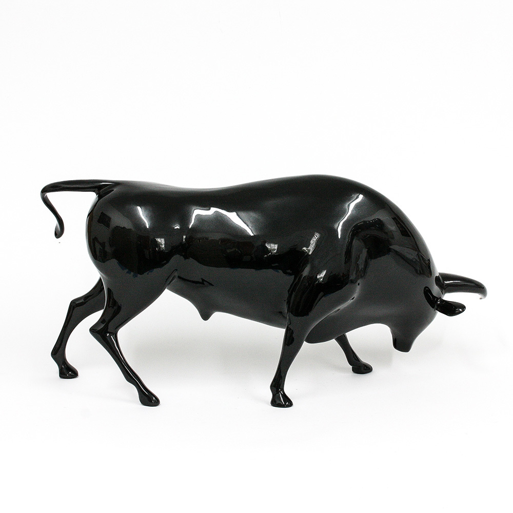 Loet Vanderveen - BULL, TORO (171) - BRONZE - 19.5 X 9 X 9 - Free Shipping Anywhere In The USA!<br><br>These sculptures are bronze limited editions.<br><br><a href="/[sculpture]/[available]-[patina]-[swatches]/">More than 30 patinas are available</a>. Available patinas are indicated as IN STOCK. Loet Vanderveen limited editions are always in strong demand and our stocked inventory sells quickly. Please contact the galleries for any special orders.<br><br>Allow a few weeks for your sculptures to arrive as each one is thoroughly prepared and packed in our warehouse. This includes fully customized crating and boxing for each piece. Your patience is appreciated during this process as we strive to ensure that your new artwork safely arrives.