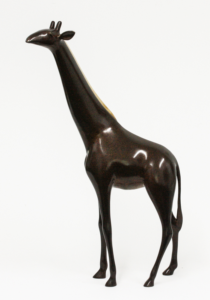 Loet Vanderveen - GIRAFFE, AFRICAN (172) - BRONZE - 11 X 8 X 18 - Free Shipping Anywhere In The USA!
<br>
<br>These sculptures are bronze limited editions.
<br>
<br><a href="/[sculpture]/[available]-[patina]-[swatches]/">More than 30 patinas are available</a>. Available patinas are indicated as IN STOCK. Loet Vanderveen limited editions are always in strong demand and our stocked inventory sells quickly. Special orders are not being taken at this time.
<br>
<br>Allow a few weeks for your sculptures to arrive as each one is thoroughly prepared and packed in our warehouse. This includes fully customized crating and boxing for each piece. Your patience is appreciated during this process as we strive to ensure that your new artwork safely arrives.