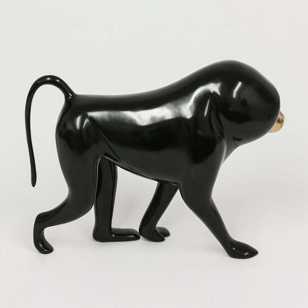 Loet Vanderveen - BABOON (188) - BRONZE - 10 X 7 - Free Shipping Anywhere In The USA!
<br>
<br>These sculptures are bronze limited editions.
<br>
<br><a href="/[sculpture]/[available]-[patina]-[swatches]/">More than 30 patinas are available</a>. Available patinas are indicated as IN STOCK. Loet Vanderveen limited editions are always in strong demand and our stocked inventory sells quickly. Special orders are not being taken at this time.
<br>
<br>Allow a few weeks for your sculptures to arrive as each one is thoroughly prepared and packed in our warehouse. This includes fully customized crating and boxing for each piece. Your patience is appreciated during this process as we strive to ensure that your new artwork safely arrives.