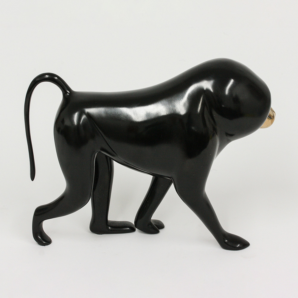 Loet Vanderveen - BABOON (188) - BRONZE - 10 X 7 - These sculptures are bronze limited editions.
<br>
<br><a href="/[sculpture]/[available]-[patina]-[swatches]/">More than 30 patinas are available</a>. Available patinas are indicated as IN STOCK. Loet Vanderveen limited editions are always in strong demand and our stocked inventory sells quickly. Special orders are not being taken at this time.
<br>
<br>Allow a few weeks for your sculptures to arrive as each one is thoroughly prepared and packed in our warehouse. This includes fully customized crating and boxing for each piece. Your patience is appreciated during this process as we strive to ensure that your new artwork safely arrives.
<br>
<br>Shipping and Handling TBD