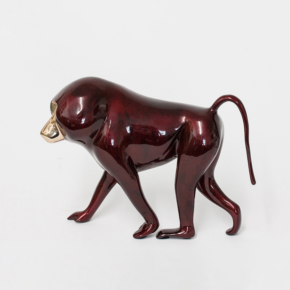 Loet Vanderveen - BABOON (188) - BRONZE - 10 X 7 - These sculptures are bronze limited editions.
<br>
<br><a href="/[sculpture]/[available]-[patina]-[swatches]/">More than 30 patinas are available</a>. Available patinas are indicated as IN STOCK. Loet Vanderveen limited editions are always in strong demand and our stocked inventory sells quickly. Special orders are not being taken at this time.
<br>
<br>Allow a few weeks for your sculptures to arrive as each one is thoroughly prepared and packed in our warehouse. This includes fully customized crating and boxing for each piece. Your patience is appreciated during this process as we strive to ensure that your new artwork safely arrives.
<br>
<br>Shipping and Handling TBD