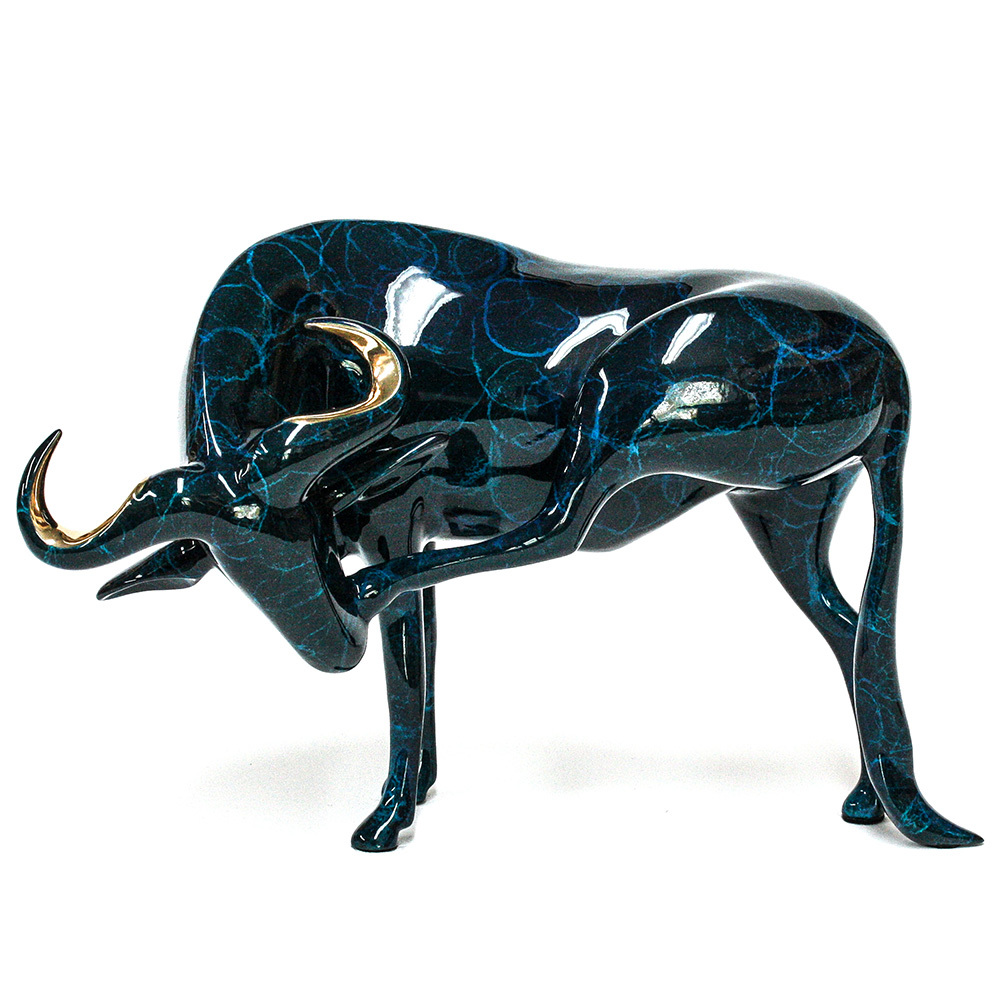 Loet Vanderveen - WILDEBEEST (189) - BRONZE - 11.75 X 7.5 - Free Shipping Anywhere In The USA!
<br>
<br>These sculptures are bronze limited editions.
<br>
<br><a href="/[sculpture]/[available]-[patina]-[swatches]/">More than 30 patinas are available</a>. Available patinas are indicated as IN STOCK. Loet Vanderveen limited editions are always in strong demand and our stocked inventory sells quickly. Special orders are not being taken at this time.
<br>
<br>Allow a few weeks for your sculptures to arrive as each one is thoroughly prepared and packed in our warehouse. This includes fully customized crating and boxing for each piece. Your patience is appreciated during this process as we strive to ensure that your new artwork safely arrives.