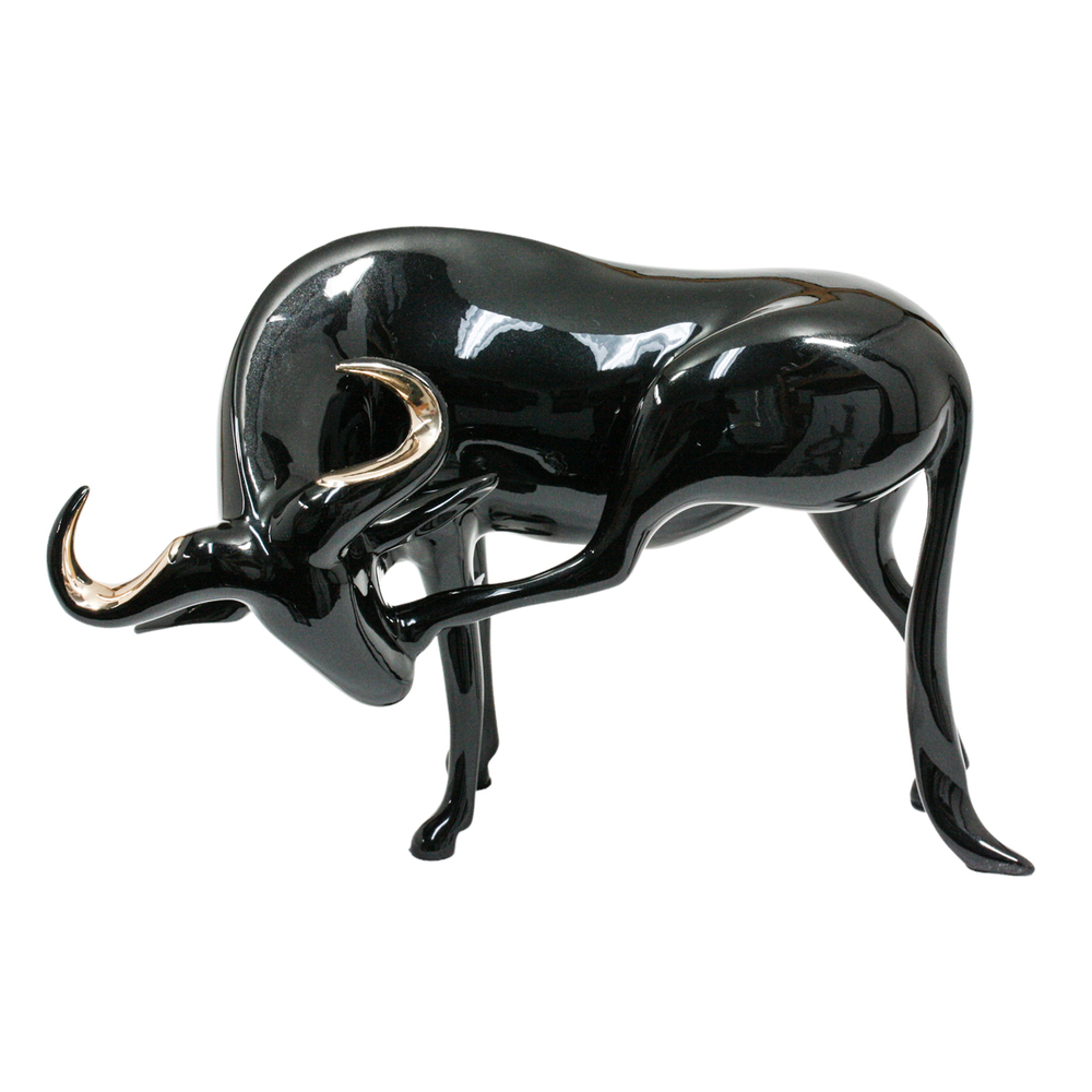 Loet Vanderveen - WILDEBEEST (189) - BRONZE - 11.75 X 7.5 - These sculptures are bronze limited editions.
<br>
<br><a href="/[sculpture]/[available]-[patina]-[swatches]/">More than 30 patinas are available</a>. Available patinas are indicated as IN STOCK. Loet Vanderveen limited editions are always in strong demand and our stocked inventory sells quickly. Special orders are not being taken at this time.
<br>
<br>Allow a few weeks for your sculptures to arrive as each one is thoroughly prepared and packed in our warehouse. This includes fully customized crating and boxing for each piece. Your patience is appreciated during this process as we strive to ensure that your new artwork safely arrives.
<br>
<br>Shipping and Handling TBD