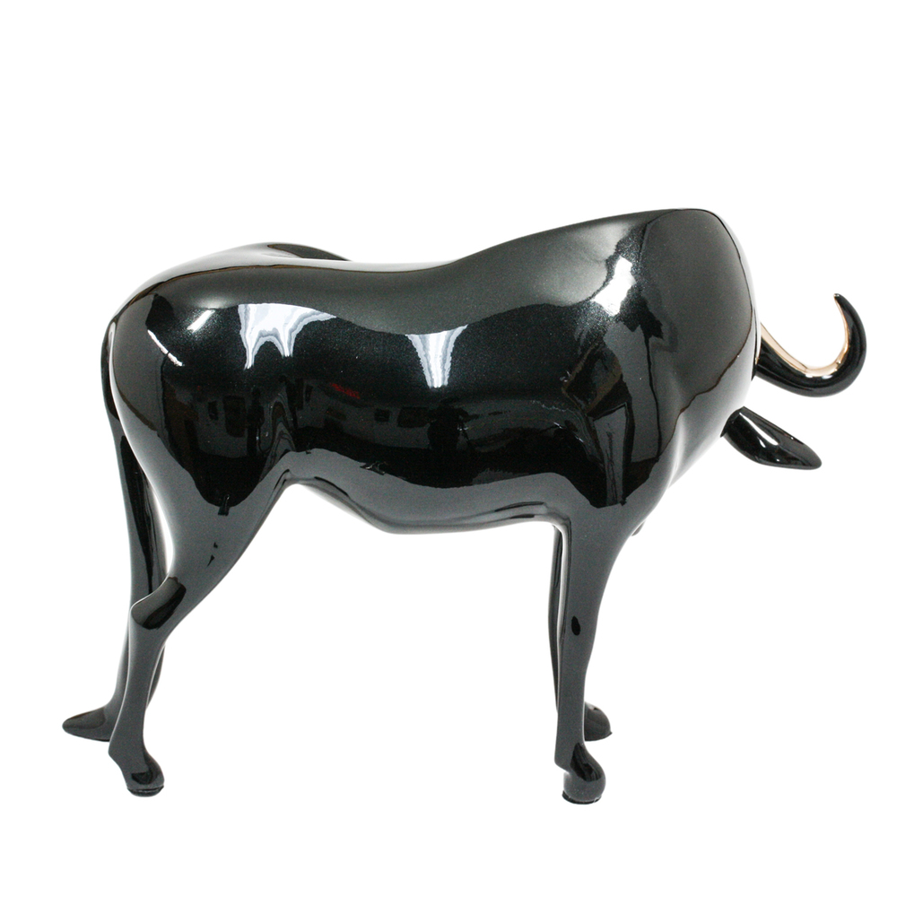 Loet Vanderveen - WILDEBEEST (189) - BRONZE - 11.75 X 7.5 - These sculptures are bronze limited editions.
<br>
<br><a href="/[sculpture]/[available]-[patina]-[swatches]/">More than 30 patinas are available</a>. Available patinas are indicated as IN STOCK. Loet Vanderveen limited editions are always in strong demand and our stocked inventory sells quickly. Special orders are not being taken at this time.
<br>
<br>Allow a few weeks for your sculptures to arrive as each one is thoroughly prepared and packed in our warehouse. This includes fully customized crating and boxing for each piece. Your patience is appreciated during this process as we strive to ensure that your new artwork safely arrives.
<br>
<br>Shipping and Handling TBD