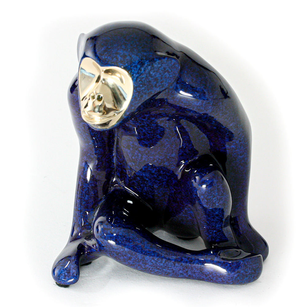 Loet Vanderveen - CHIMP (191) - BRONZE - 5 X 5.5 - These sculptures are bronze limited editions.
<br>
<br><a href="/[sculpture]/[available]-[patina]-[swatches]/">More than 30 patinas are available</a>. Available patinas are indicated as IN STOCK. Loet Vanderveen limited editions are always in strong demand and our stocked inventory sells quickly. Special orders are not being taken at this time.
<br>
<br>Allow a few weeks for your sculptures to arrive as each one is thoroughly prepared and packed in our warehouse. This includes fully customized crating and boxing for each piece. Your patience is appreciated during this process as we strive to ensure that your new artwork safely arrives.
<br>
<br>Shipping and Handling TBD