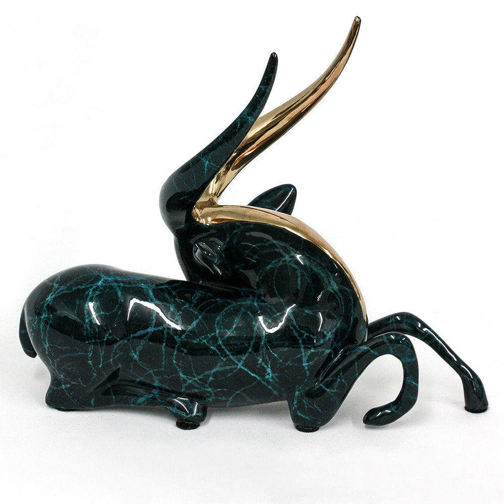 Loet Vanderveen - BONGO, SMALL (193) - BRONZE - 7.5 X 6.25 - These sculptures are bronze limited editions.
<br>
<br><a href="/[sculpture]/[available]-[patina]-[swatches]/">More than 30 patinas are available</a>. Available patinas are indicated as IN STOCK. Loet Vanderveen limited editions are always in strong demand and our stocked inventory sells quickly. Special orders are not being taken at this time.
<br>
<br>Allow a few weeks for your sculptures to arrive as each one is thoroughly prepared and packed in our warehouse. This includes fully customized crating and boxing for each piece. Your patience is appreciated during this process as we strive to ensure that your new artwork safely arrives.
<br>
<br>Shipping and Handling TBD