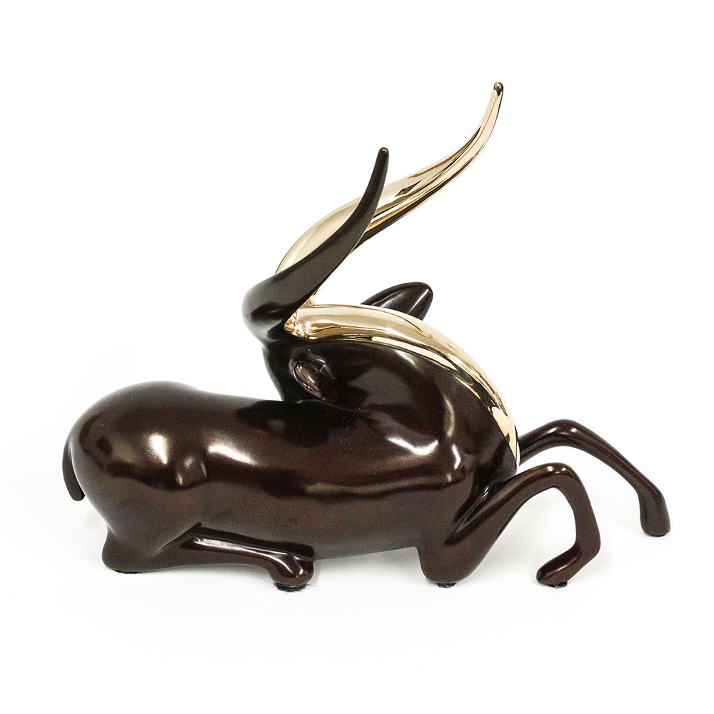 Loet Vanderveen - BONGO, SMALL (193) - BRONZE - 7.5 X 6.25 - These sculptures are bronze limited editions.
<br>
<br><a href="/[sculpture]/[available]-[patina]-[swatches]/">More than 30 patinas are available</a>. Available patinas are indicated as IN STOCK. Loet Vanderveen limited editions are always in strong demand and our stocked inventory sells quickly. Special orders are not being taken at this time.
<br>
<br>Allow a few weeks for your sculptures to arrive as each one is thoroughly prepared and packed in our warehouse. This includes fully customized crating and boxing for each piece. Your patience is appreciated during this process as we strive to ensure that your new artwork safely arrives.
<br>
<br>Shipping and Handling TBD