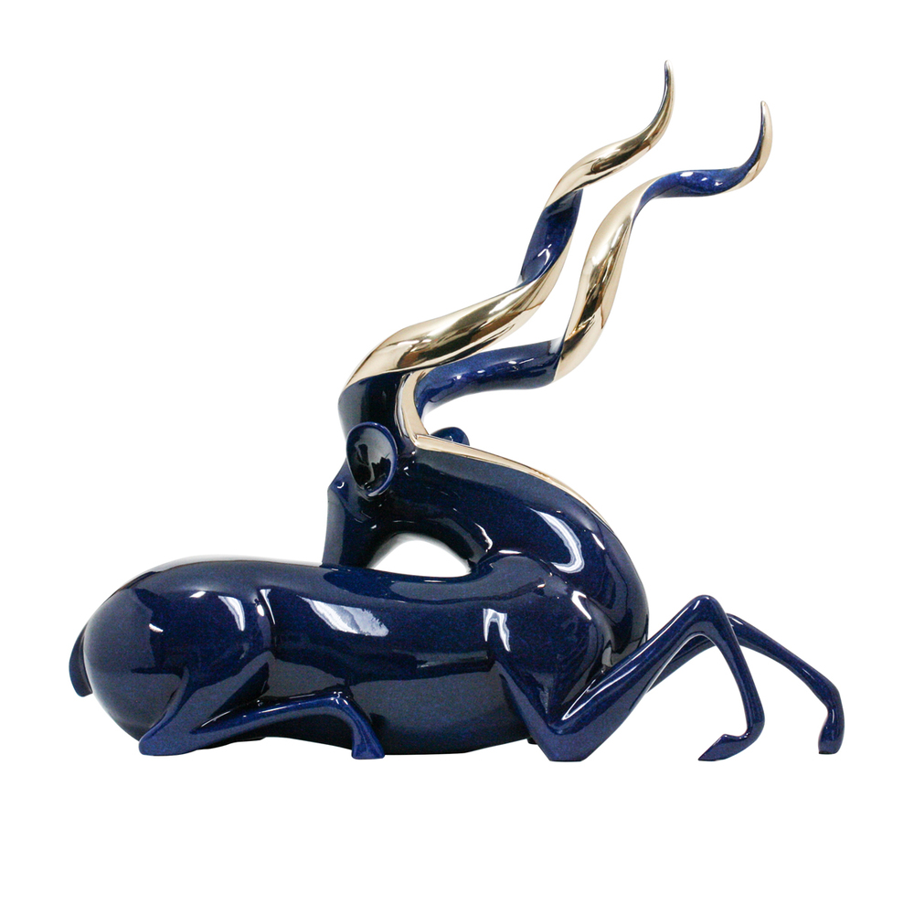 Loet Vanderveen - KUDU, GREATER (195) - BRONZE - 27 X 16 X 24 - Free Shipping Anywhere In The USA!
<br>
<br>These sculptures are bronze limited editions.
<br>
<br><a href="/[sculpture]/[available]-[patina]-[swatches]/">More than 30 patinas are available</a>. Available patinas are indicated as IN STOCK. Loet Vanderveen limited editions are always in strong demand and our stocked inventory sells quickly. Special orders are not being taken at this time.
<br>
<br>Allow a few weeks for your sculptures to arrive as each one is thoroughly prepared and packed in our warehouse. This includes fully customized crating and boxing for each piece. Your patience is appreciated during this process as we strive to ensure that your new artwork safely arrives.