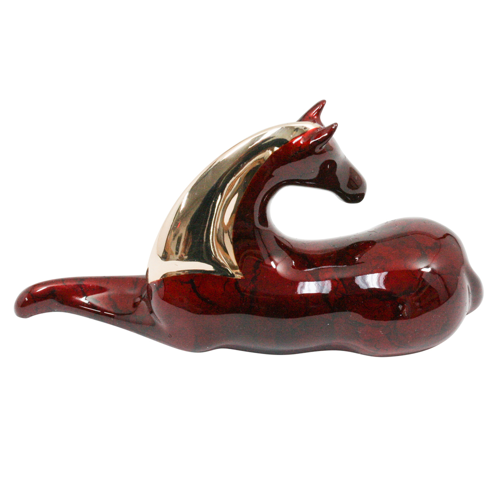 Loet Vanderveen - HORSE, CLASSIC (311) - BRONZE - 5 X 4.5 - These sculptures are bronze limited editions.
<br>
<br><a href="/[sculpture]/[available]-[patina]-[swatches]/">More than 30 patinas are available</a>. Available patinas are indicated as IN STOCK. Loet Vanderveen limited editions are always in strong demand and our stocked inventory sells quickly. Special orders are not being taken at this time.
<br>
<br>Allow a few weeks for your sculptures to arrive as each one is thoroughly prepared and packed in our warehouse. This includes fully customized crating and boxing for each piece. Your patience is appreciated during this process as we strive to ensure that your new artwork safely arrives.
<br>
<br>Shipping and Handling TBD