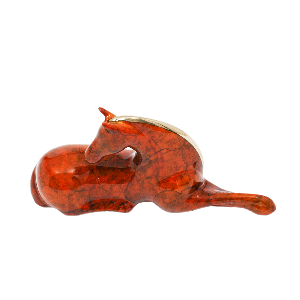 Loet Vanderveen - HORSE, CLASSIC (311) - BRONZE - 5 X 4.5 - These sculptures are bronze limited editions.
<br>
<br><a href="/[sculpture]/[available]-[patina]-[swatches]/">More than 30 patinas are available</a>. Available patinas are indicated as IN STOCK. Loet Vanderveen limited editions are always in strong demand and our stocked inventory sells quickly. Special orders are not being taken at this time.
<br>
<br>Allow a few weeks for your sculptures to arrive as each one is thoroughly prepared and packed in our warehouse. This includes fully customized crating and boxing for each piece. Your patience is appreciated during this process as we strive to ensure that your new artwork safely arrives.
<br>
<br>Shipping and Handling TBD