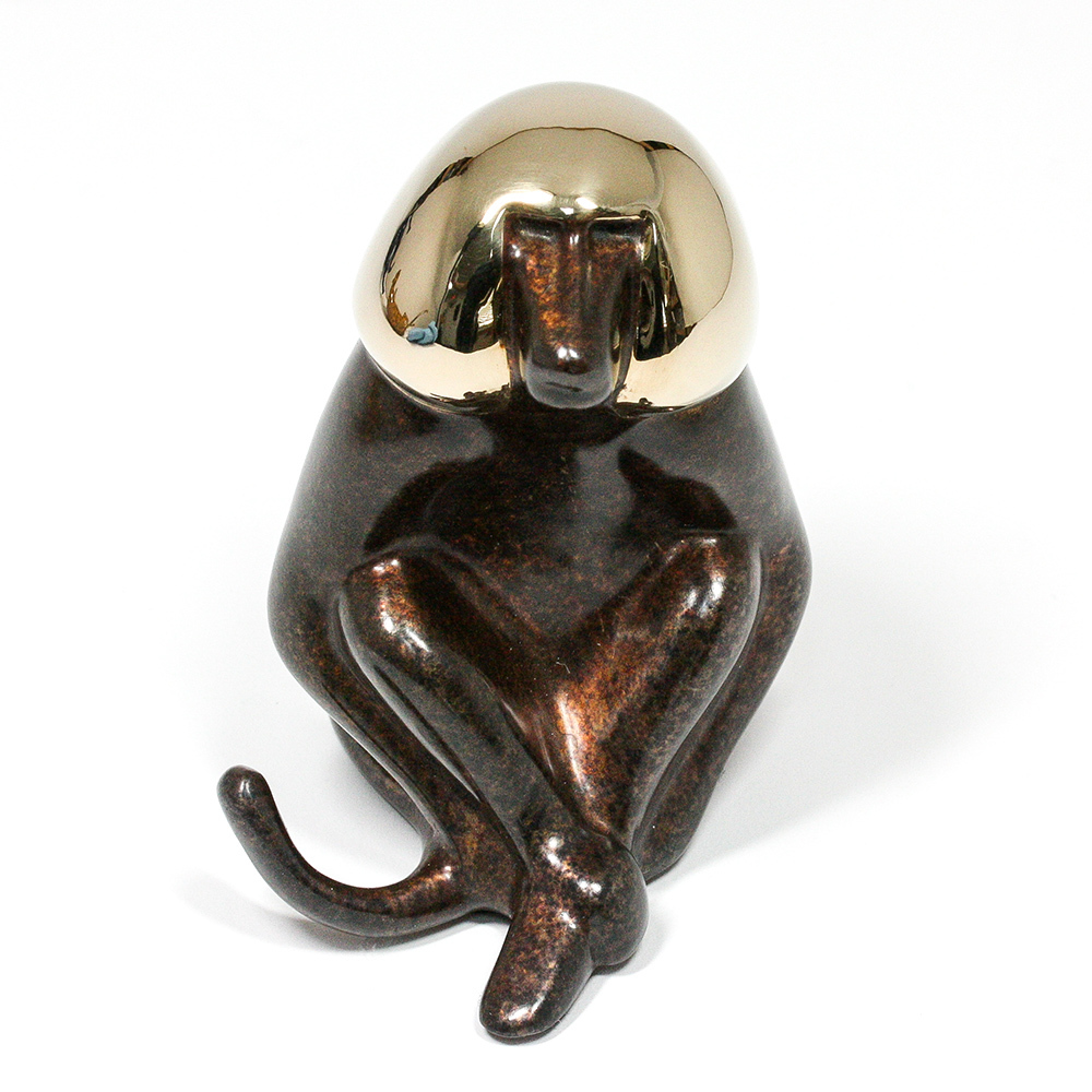 Loet Vanderveen - BABOON, CLASSIC (312) - BRONZE - 3 X 4 - Free Shipping Anywhere In The USA!<br><br>These sculptures are bronze limited editions.<br><br><a href="/[sculpture]/[available]-[patina]-[swatches]/">More than 30 patinas are available</a>. Available patinas are indicated as IN STOCK. Loet Vanderveen limited editions are always in strong demand and our stocked inventory sells quickly. Please contact the galleries for any special orders.<br><br>Allow a few weeks for your sculptures to arrive as each one is thoroughly prepared and packed in our warehouse. This includes fully customized crating and boxing for each piece. Your patience is appreciated during this process as we strive to ensure that your new artwork safely arrives.