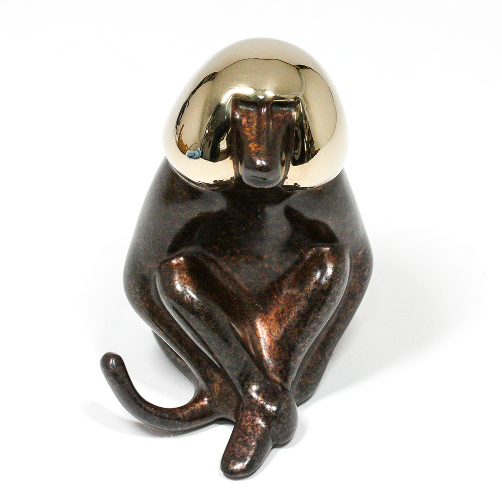 Loet Vanderveen - BABOON, CLASSIC (312) - BRONZE - 3 X 4 - These sculptures are bronze limited editions.
<br>
<br><a href="/[sculpture]/[available]-[patina]-[swatches]/">More than 30 patinas are available</a>. Available patinas are indicated as IN STOCK. Loet Vanderveen limited editions are always in strong demand and our stocked inventory sells quickly. Special orders are not being taken at this time.
<br>
<br>Allow a few weeks for your sculptures to arrive as each one is thoroughly prepared and packed in our warehouse. This includes fully customized crating and boxing for each piece. Your patience is appreciated during this process as we strive to ensure that your new artwork safely arrives.
<br>
<br>Shipping and Handling TBD