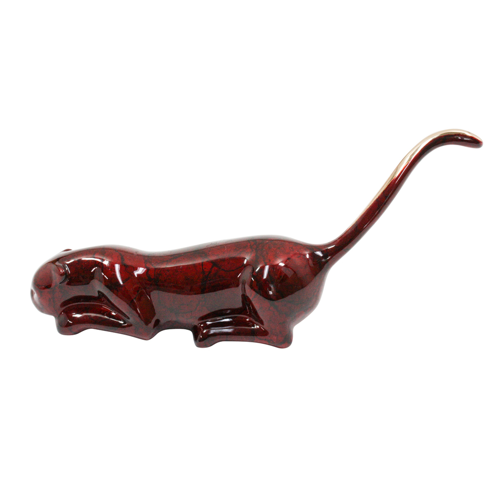 Loet Vanderveen - PANTHER, CLASSIC (313) - BRONZE - 7.5 X 3 - These sculptures are bronze limited editions.
<br>
<br><a href="/[sculpture]/[available]-[patina]-[swatches]/">More than 30 patinas are available</a>. Available patinas are indicated as IN STOCK. Loet Vanderveen limited editions are always in strong demand and our stocked inventory sells quickly. Special orders are not being taken at this time.
<br>
<br>Allow a few weeks for your sculptures to arrive as each one is thoroughly prepared and packed in our warehouse. This includes fully customized crating and boxing for each piece. Your patience is appreciated during this process as we strive to ensure that your new artwork safely arrives.
<br>
<br>Shipping and Handling TBD