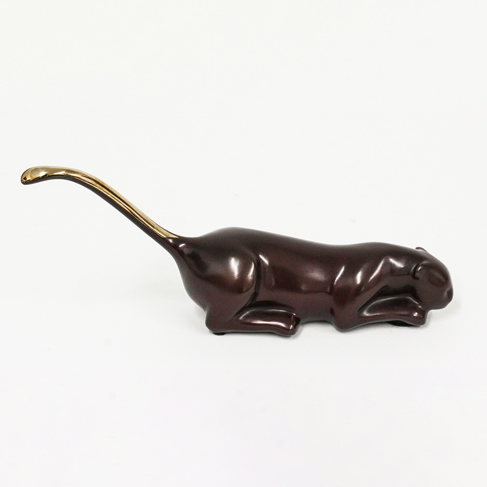 Loet Vanderveen - PANTHER, CLASSIC (313) - BRONZE - 7.5 X 3 - Free Shipping Anywhere In The USA!
<br>
<br>These sculptures are bronze limited editions.
<br>
<br><a href="/[sculpture]/[available]-[patina]-[swatches]/">More than 30 patinas are available</a>. Available patinas are indicated as IN STOCK. Loet Vanderveen limited editions are always in strong demand and our stocked inventory sells quickly. Special orders are not being taken at this time.
<br>
<br>Allow a few weeks for your sculptures to arrive as each one is thoroughly prepared and packed in our warehouse. This includes fully customized crating and boxing for each piece. Your patience is appreciated during this process as we strive to ensure that your new artwork safely arrives.