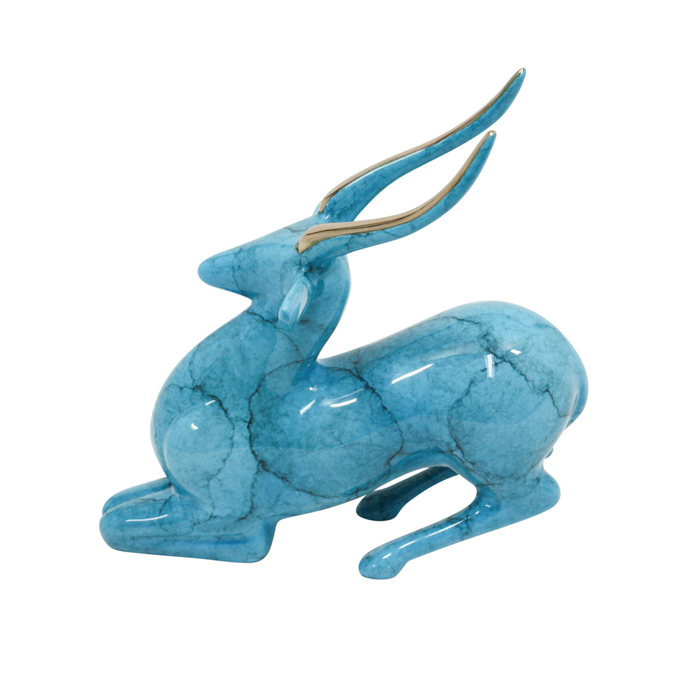 Loet Vanderveen - NYALA, JEWEL (314J) - BRONZE - 4.5 X 2.5 X 4.5 - These sculptures are bronze limited editions.
<br>
<br><a href="/[sculpture]/[available]-[patina]-[swatches]/">More than 30 patinas are available</a>. Available patinas are indicated as IN STOCK. Loet Vanderveen limited editions are always in strong demand and our stocked inventory sells quickly. Special orders are not being taken at this time.
<br>
<br>Allow a few weeks for your sculptures to arrive as each one is thoroughly prepared and packed in our warehouse. This includes fully customized crating and boxing for each piece. Your patience is appreciated during this process as we strive to ensure that your new artwork safely arrives.
<br>
<br>Shipping and Handling TBD