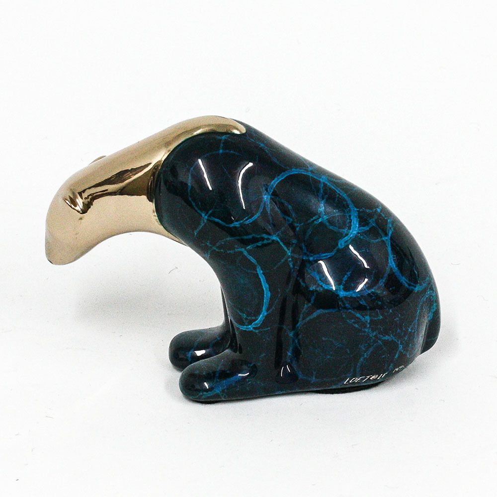 Loet Vanderveen - POLAR BEAR, CLASSIC (320) - BRONZE - 5 X 3.25 - These sculptures are bronze limited editions.
<br>
<br><a href="/[sculpture]/[available]-[patina]-[swatches]/">More than 30 patinas are available</a>. Available patinas are indicated as IN STOCK. Loet Vanderveen limited editions are always in strong demand and our stocked inventory sells quickly. Special orders are not being taken at this time.
<br>
<br>Allow a few weeks for your sculptures to arrive as each one is thoroughly prepared and packed in our warehouse. This includes fully customized crating and boxing for each piece. Your patience is appreciated during this process as we strive to ensure that your new artwork safely arrives.
<br>
<br>Shipping and Handling TBD