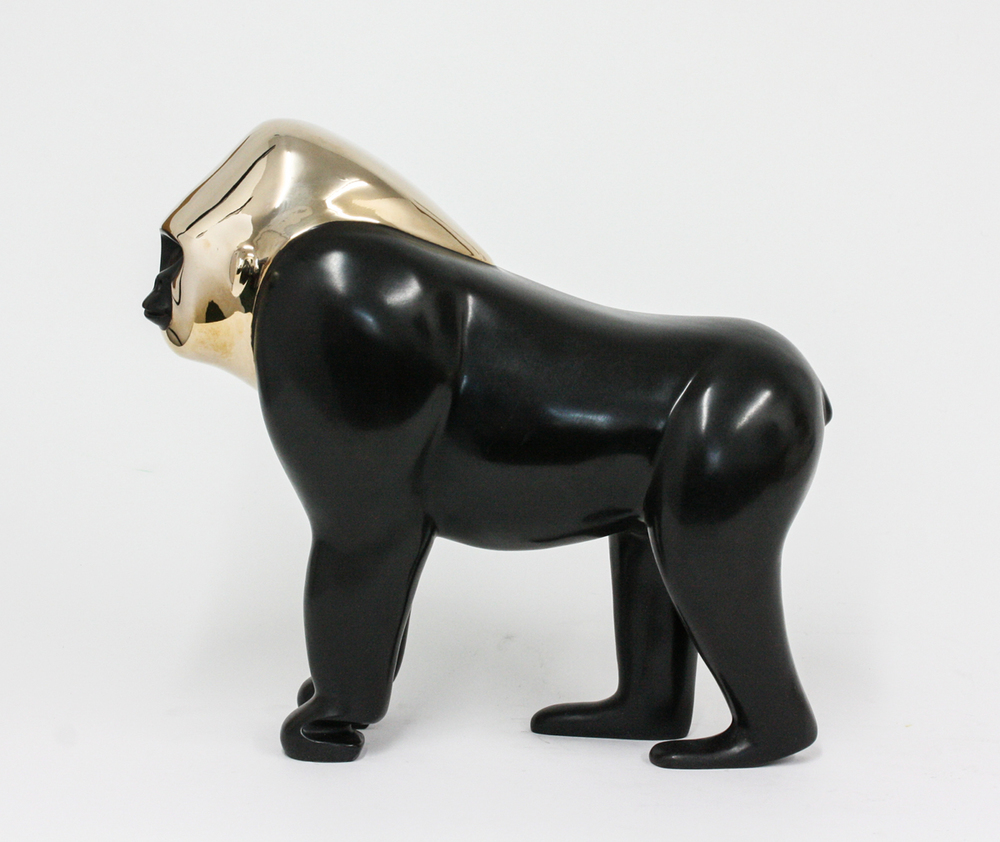 Loet Vanderveen - GORILLA, MOUNTAIN (329) - BRONZE - 14 X 6 X 13 - Free Shipping Anywhere In The USA!<br><br>These sculptures are bronze limited editions.<br><br><a href="/[sculpture]/[available]-[patina]-[swatches]/">More than 30 patinas are available</a>. Available patinas are indicated as IN STOCK. Loet Vanderveen limited editions are always in strong demand and our stocked inventory sells quickly. Please contact the galleries for any special orders.<br><br>Allow a few weeks for your sculptures to arrive as each one is thoroughly prepared and packed in our warehouse. This includes fully customized crating and boxing for each piece. Your patience is appreciated during this process as we strive to ensure that your new artwork safely arrives.