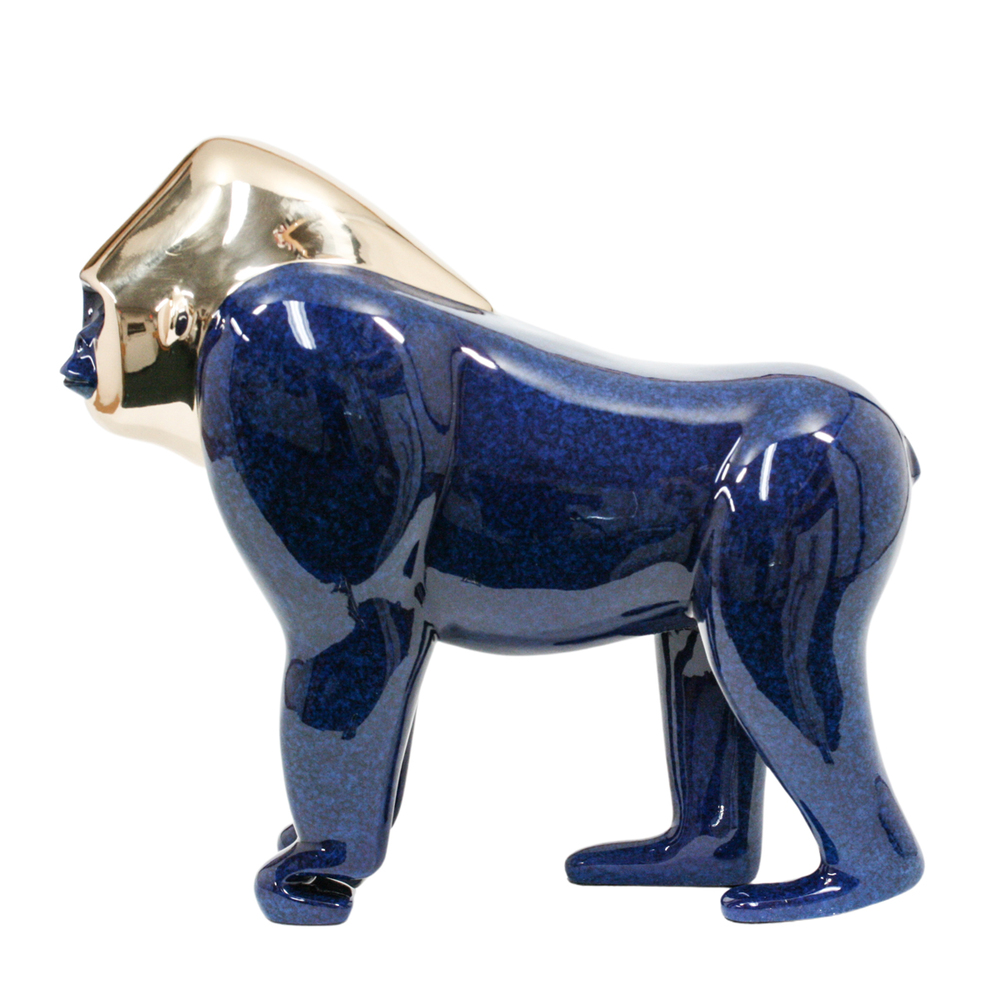 Loet Vanderveen - GORILLA, MOUNTAIN (329) - BRONZE - 14 X 6 X 13 - These sculptures are bronze limited editions.
<br>
<br><a href="/[sculpture]/[available]-[patina]-[swatches]/">More than 30 patinas are available</a>. Available patinas are indicated as IN STOCK. Loet Vanderveen limited editions are always in strong demand and our stocked inventory sells quickly. Special orders are not being taken at this time.
<br>
<br>Allow a few weeks for your sculptures to arrive as each one is thoroughly prepared and packed in our warehouse. This includes fully customized crating and boxing for each piece. Your patience is appreciated during this process as we strive to ensure that your new artwork safely arrives.
<br>
<br>Shipping and Handling TBD