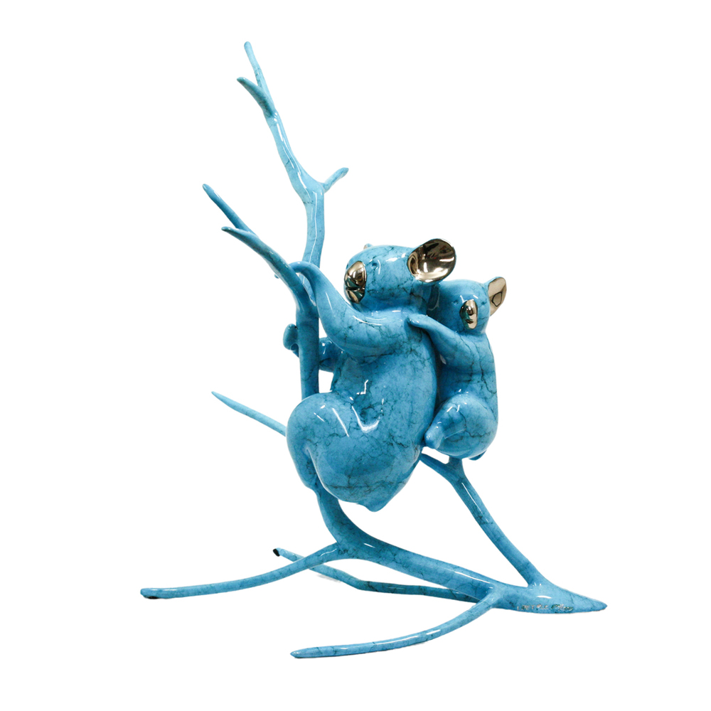 Loet Vanderveen - KOALA & BABY (335) - BRONZE - 12 X 10 - These sculptures are bronze limited editions.
<br>
<br><a href="/[sculpture]/[available]-[patina]-[swatches]/">More than 30 patinas are available</a>. Available patinas are indicated as IN STOCK. Loet Vanderveen limited editions are always in strong demand and our stocked inventory sells quickly. Special orders are not being taken at this time.
<br>
<br>Allow a few weeks for your sculptures to arrive as each one is thoroughly prepared and packed in our warehouse. This includes fully customized crating and boxing for each piece. Your patience is appreciated during this process as we strive to ensure that your new artwork safely arrives.
<br>
<br>Shipping and Handling TBD