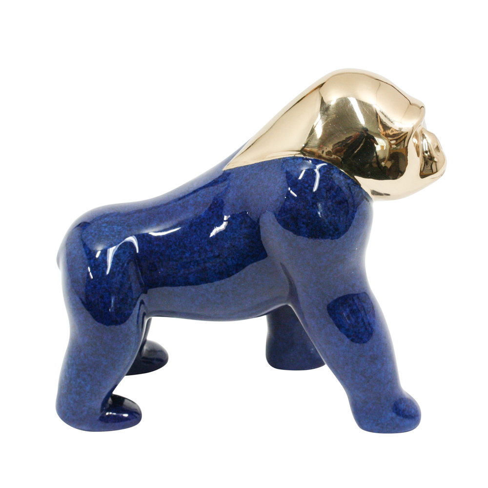 Loet Vanderveen - GORILLA, CLASSIC (339) - BRONZE - 5 X 5 - These sculptures are bronze limited editions.
<br>
<br><a href="/[sculpture]/[available]-[patina]-[swatches]/">More than 30 patinas are available</a>. Available patinas are indicated as IN STOCK. Loet Vanderveen limited editions are always in strong demand and our stocked inventory sells quickly. Special orders are not being taken at this time.
<br>
<br>Allow a few weeks for your sculptures to arrive as each one is thoroughly prepared and packed in our warehouse. This includes fully customized crating and boxing for each piece. Your patience is appreciated during this process as we strive to ensure that your new artwork safely arrives.
<br>
<br>Shipping and Handling TBD