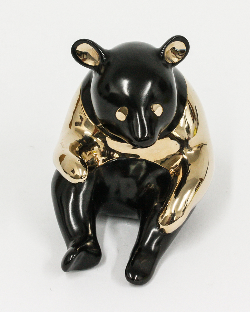 Loet Vanderveen - PANDA, CLASSIC (343) - BRONZE - 4 X 4 - These sculptures are bronze limited editions.
<br>
<br><a href="/[sculpture]/[available]-[patina]-[swatches]/">More than 30 patinas are available</a>. Available patinas are indicated as IN STOCK. Loet Vanderveen limited editions are always in strong demand and our stocked inventory sells quickly. Special orders are not being taken at this time.
<br>
<br>Allow a few weeks for your sculptures to arrive as each one is thoroughly prepared and packed in our warehouse. This includes fully customized crating and boxing for each piece. Your patience is appreciated during this process as we strive to ensure that your new artwork safely arrives.
<br>
<br>Shipping and Handling TBD