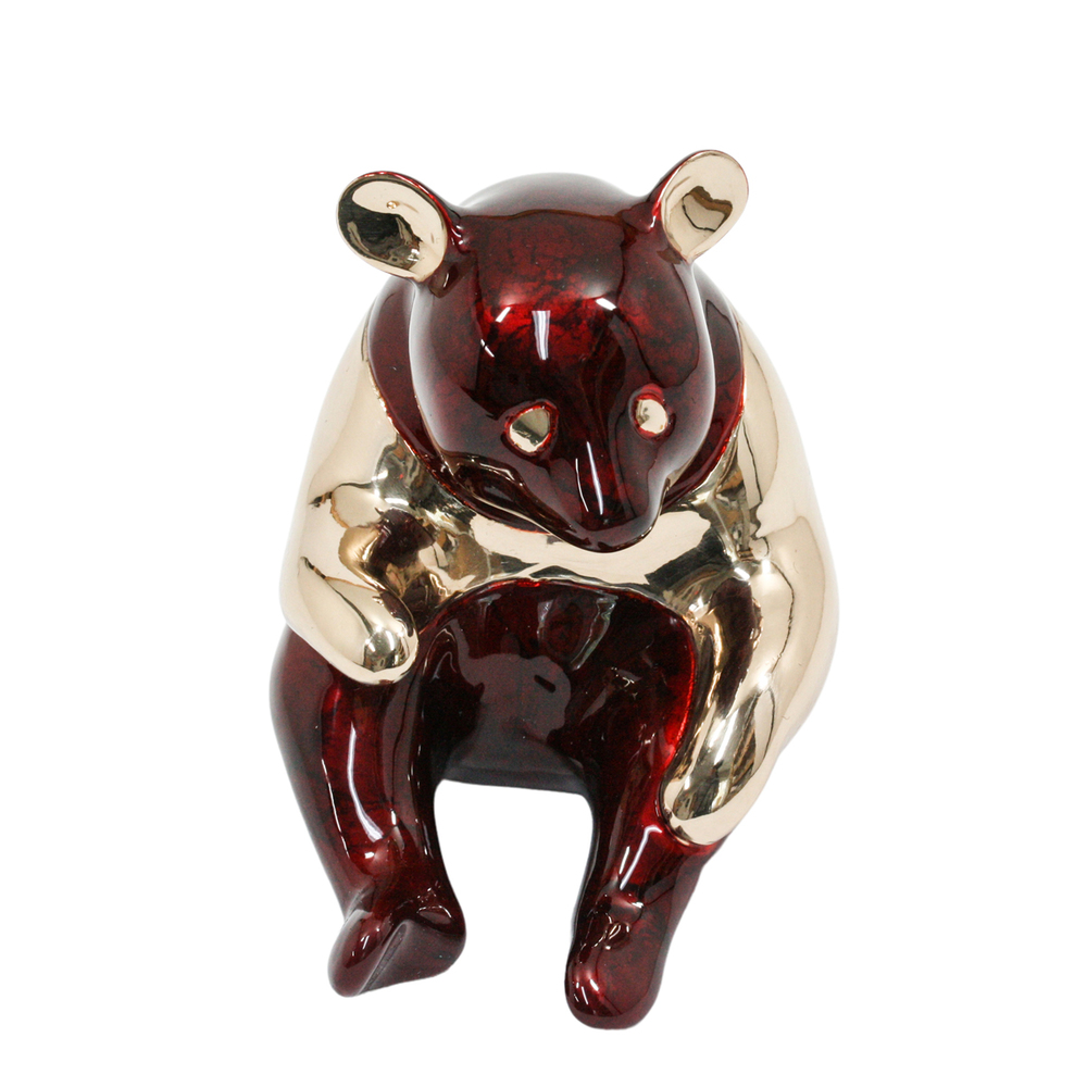 Loet Vanderveen - PANDA, CLASSIC (343) - BRONZE - 4 X 4 - These sculptures are bronze limited editions.
<br>
<br><a href="/[sculpture]/[available]-[patina]-[swatches]/">More than 30 patinas are available</a>. Available patinas are indicated as IN STOCK. Loet Vanderveen limited editions are always in strong demand and our stocked inventory sells quickly. Special orders are not being taken at this time.
<br>
<br>Allow a few weeks for your sculptures to arrive as each one is thoroughly prepared and packed in our warehouse. This includes fully customized crating and boxing for each piece. Your patience is appreciated during this process as we strive to ensure that your new artwork safely arrives.
<br>
<br>Shipping and Handling TBD