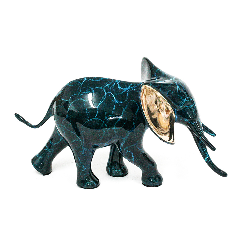 Loet Vanderveen - ELEPHANT, ROYAL (363) - BRONZE - 8.5 X 3.5 X 4.5 - Free Shipping Anywhere In The USA!<br><br>These sculptures are bronze limited editions.<br><br><a href="/[sculpture]/[available]-[patina]-[swatches]/">More than 30 patinas are available</a>. Available patinas are indicated as IN STOCK. Loet Vanderveen limited editions are always in strong demand and our stocked inventory sells quickly. Please contact the galleries for any special orders.<br><br>Allow a few weeks for your sculptures to arrive as each one is thoroughly prepared and packed in our warehouse. This includes fully customized crating and boxing for each piece. Your patience is appreciated during this process as we strive to ensure that your new artwork safely arrives.