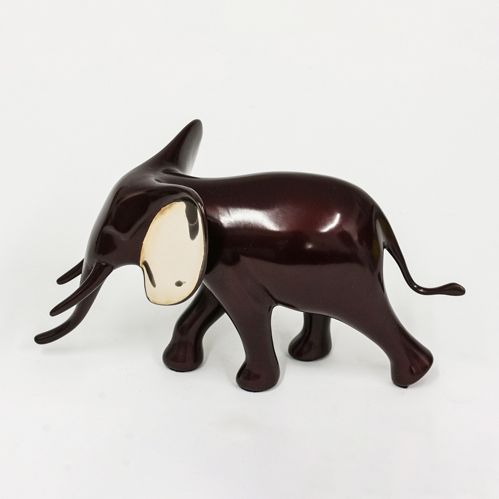 Loet Vanderveen - ELEPHANT, ROYAL (363) - BRONZE - 8.5 X 3.5 X 4.5 - These sculptures are bronze limited editions.
<br>
<br><a href="/[sculpture]/[available]-[patina]-[swatches]/">More than 30 patinas are available</a>. Available patinas are indicated as IN STOCK. Loet Vanderveen limited editions are always in strong demand and our stocked inventory sells quickly. Special orders are not being taken at this time.
<br>
<br>Allow a few weeks for your sculptures to arrive as each one is thoroughly prepared and packed in our warehouse. This includes fully customized crating and boxing for each piece. Your patience is appreciated during this process as we strive to ensure that your new artwork safely arrives.
<br>
<br>Shipping and Handling TBD