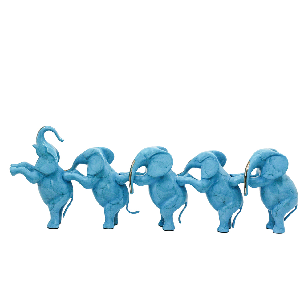 Loet Vanderveen - ELEPHANTS, STANDING LG (373) - BRONZE - 20 X 7 - These sculptures are bronze limited editions.
<br>
<br><a href="/[sculpture]/[available]-[patina]-[swatches]/">More than 30 patinas are available</a>. Available patinas are indicated as IN STOCK. Loet Vanderveen limited editions are always in strong demand and our stocked inventory sells quickly. Special orders are not being taken at this time.
<br>
<br>Allow a few weeks for your sculptures to arrive as each one is thoroughly prepared and packed in our warehouse. This includes fully customized crating and boxing for each piece. Your patience is appreciated during this process as we strive to ensure that your new artwork safely arrives.
<br>
<br>Shipping and Handling TBD