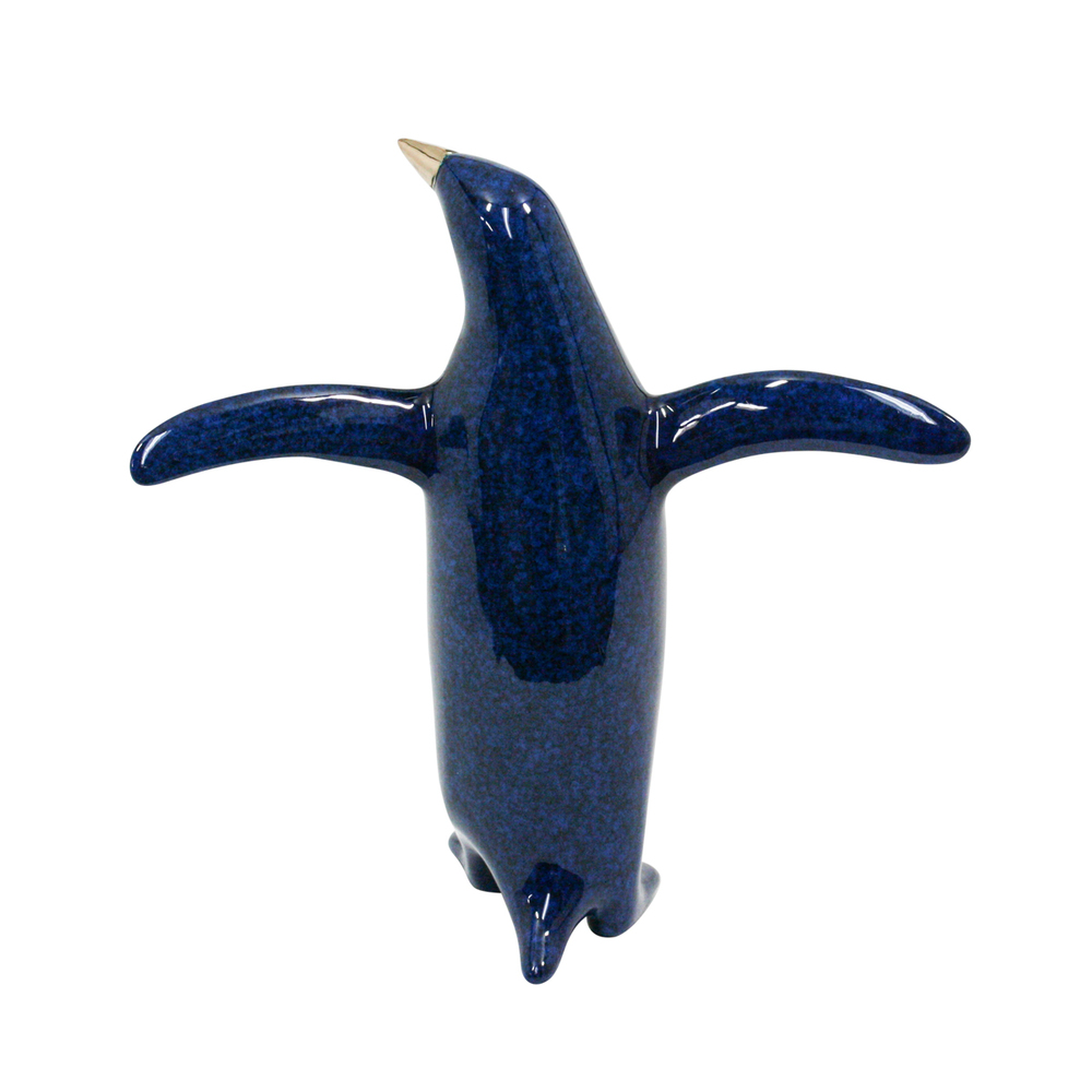 Loet Vanderveen - PENGUIN, CLASSIC (376) - BRONZE - 5.5 X 5.5 - These sculptures are bronze limited editions.
<br>
<br><a href="/[sculpture]/[available]-[patina]-[swatches]/">More than 30 patinas are available</a>. Available patinas are indicated as IN STOCK. Loet Vanderveen limited editions are always in strong demand and our stocked inventory sells quickly. Special orders are not being taken at this time.
<br>
<br>Allow a few weeks for your sculptures to arrive as each one is thoroughly prepared and packed in our warehouse. This includes fully customized crating and boxing for each piece. Your patience is appreciated during this process as we strive to ensure that your new artwork safely arrives.
<br>
<br>Shipping and Handling TBD