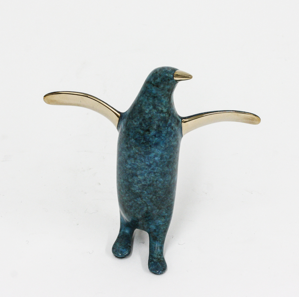 Loet Vanderveen - PENGUIN, CLASSIC (376) - BRONZE - 5.5 X 5.5 - Free Shipping Anywhere In The USA!
<br>
<br>These sculptures are bronze limited editions.
<br>
<br><a href="/[sculpture]/[available]-[patina]-[swatches]/">More than 30 patinas are available</a>. Available patinas are indicated as IN STOCK. Loet Vanderveen limited editions are always in strong demand and our stocked inventory sells quickly. Special orders are not being taken at this time.
<br>
<br>Allow a few weeks for your sculptures to arrive as each one is thoroughly prepared and packed in our warehouse. This includes fully customized crating and boxing for each piece. Your patience is appreciated during this process as we strive to ensure that your new artwork safely arrives.