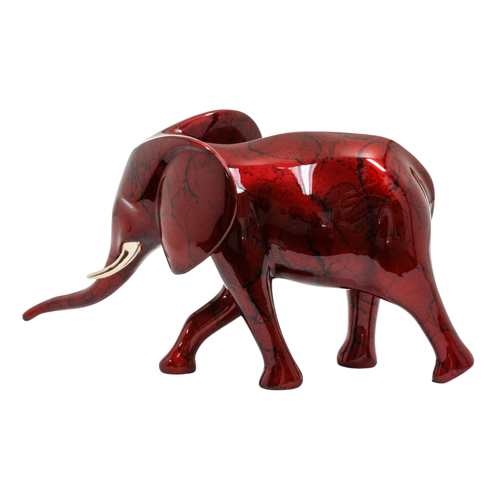 Loet Vanderveen - ELEPHANT, STUDIO (397) - BRONZE - 16 X 9 - These sculptures are bronze limited editions.
<br>
<br><a href="/[sculpture]/[available]-[patina]-[swatches]/">More than 30 patinas are available</a>. Available patinas are indicated as IN STOCK. Loet Vanderveen limited editions are always in strong demand and our stocked inventory sells quickly. Special orders are not being taken at this time.
<br>
<br>Allow a few weeks for your sculptures to arrive as each one is thoroughly prepared and packed in our warehouse. This includes fully customized crating and boxing for each piece. Your patience is appreciated during this process as we strive to ensure that your new artwork safely arrives.
<br>
<br>Shipping and Handling TBD
