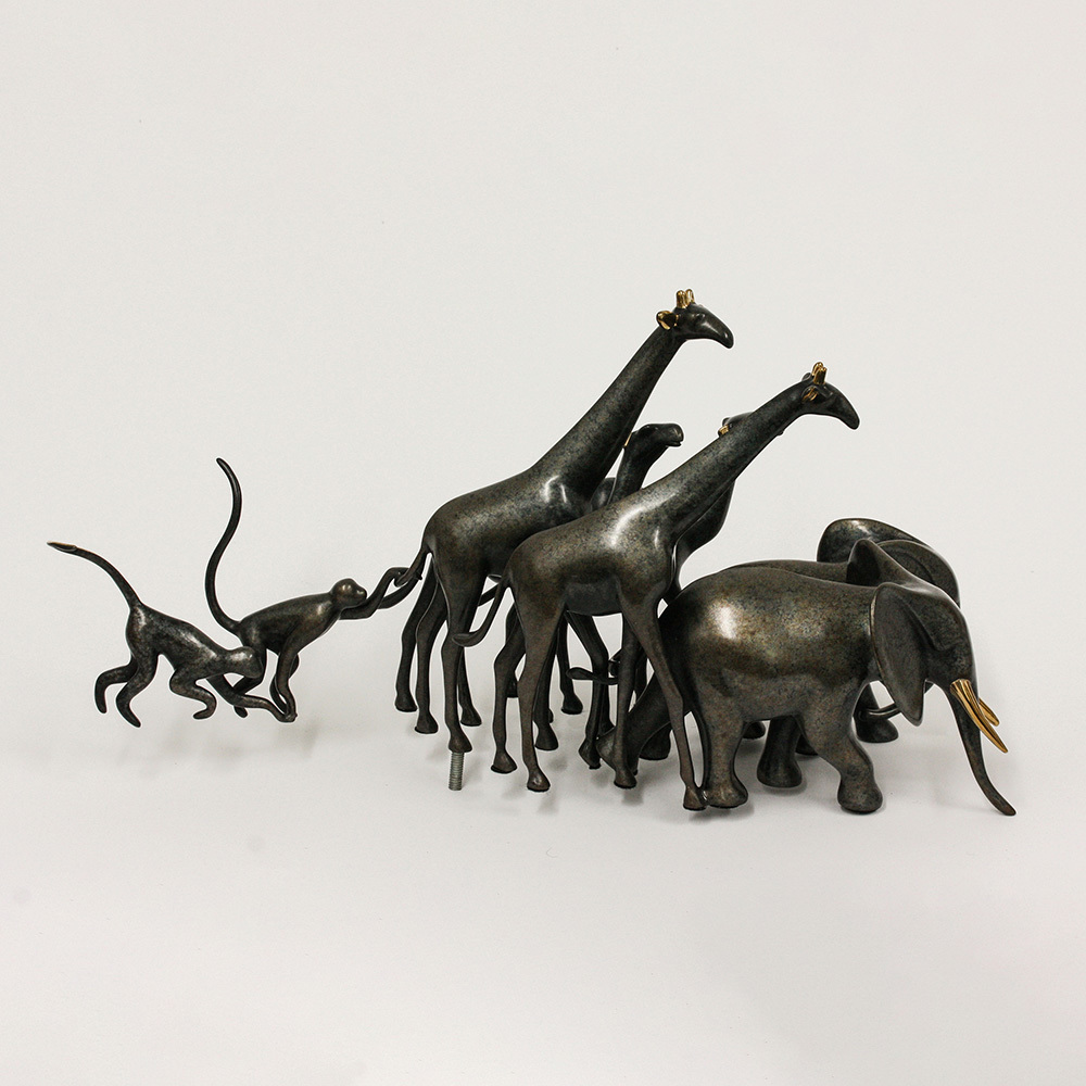 Loet Vanderveen - ARK, NOAH'S SM (413) - BRONZE - 17.5 X 7.5 - These sculptures are bronze limited editions.
<br>
<br><a href="/[sculpture]/[available]-[patina]-[swatches]/">More than 30 patinas are available</a>. Available patinas are indicated as IN STOCK. Loet Vanderveen limited editions are always in strong demand and our stocked inventory sells quickly. Special orders are not being taken at this time.
<br>
<br>Allow a few weeks for your sculptures to arrive as each one is thoroughly prepared and packed in our warehouse. This includes fully customized crating and boxing for each piece. Your patience is appreciated during this process as we strive to ensure that your new artwork safely arrives.
<br>
<br>Shipping and Handling TBD