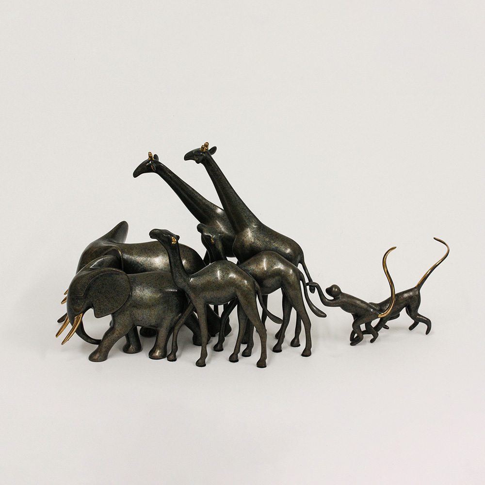 Loet Vanderveen - ARK, NOAH'S SM (413) - BRONZE - 17.5 X 7.5 - These sculptures are bronze limited editions.
<br>
<br><a href="/[sculpture]/[available]-[patina]-[swatches]/">More than 30 patinas are available</a>. Available patinas are indicated as IN STOCK. Loet Vanderveen limited editions are always in strong demand and our stocked inventory sells quickly. Special orders are not being taken at this time.
<br>
<br>Allow a few weeks for your sculptures to arrive as each one is thoroughly prepared and packed in our warehouse. This includes fully customized crating and boxing for each piece. Your patience is appreciated during this process as we strive to ensure that your new artwork safely arrives.
<br>
<br>Shipping and Handling TBD