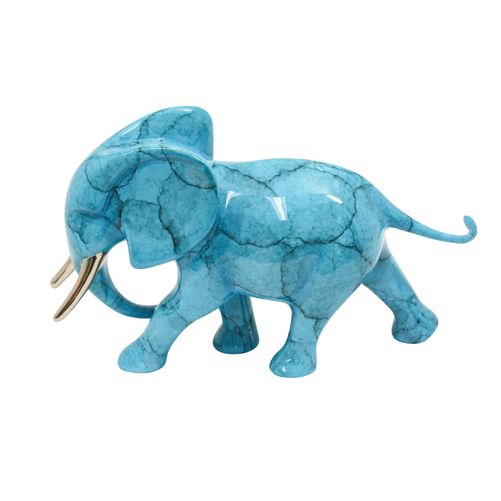 Loet Vanderveen - ELEPHANT, NOAH'S (415) - BRONZE - 8 X 2.25 - These sculptures are bronze limited editions.
<br>
<br><a href="/[sculpture]/[available]-[patina]-[swatches]/">More than 30 patinas are available</a>. Available patinas are indicated as IN STOCK. Loet Vanderveen limited editions are always in strong demand and our stocked inventory sells quickly. Special orders are not being taken at this time.
<br>
<br>Allow a few weeks for your sculptures to arrive as each one is thoroughly prepared and packed in our warehouse. This includes fully customized crating and boxing for each piece. Your patience is appreciated during this process as we strive to ensure that your new artwork safely arrives.
<br>
<br>Shipping and Handling TBD