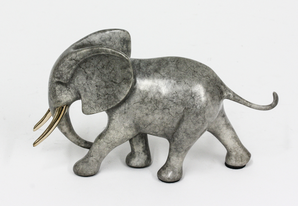 Loet Vanderveen - ELEPHANT, NOAH'S (415) - BRONZE - 8 X 2.25 - Free Shipping Anywhere In The USA!<br><br>These sculptures are bronze limited editions.<br><br><a href="/[sculpture]/[available]-[patina]-[swatches]/">More than 30 patinas are available</a>. Available patinas are indicated as IN STOCK. Loet Vanderveen limited editions are always in strong demand and our stocked inventory sells quickly. Please contact the galleries for any special orders.<br><br>Allow a few weeks for your sculptures to arrive as each one is thoroughly prepared and packed in our warehouse. This includes fully customized crating and boxing for each piece. Your patience is appreciated during this process as we strive to ensure that your new artwork safely arrives.